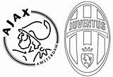 Ajax Juventus Uefa Colorare Quarts Finalen Morningkids Finals Pages Disegno sketch template