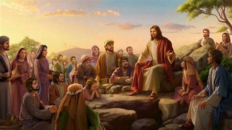 jesus talking  disciples