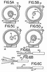 Retractable Reel Cord Patents Patent Drawing sketch template
