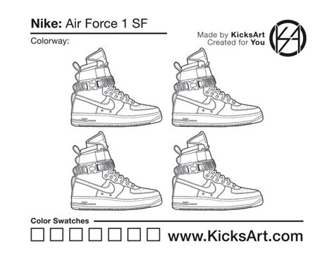 nike air force  sf kicksart
