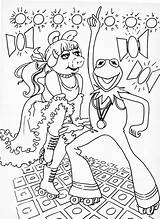 Muppets Muppet Piggy Kermit Colouring Imagixs Malesider Dentistmitcham sketch template