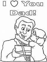 Coloring Daughter Father Pages Fathers Dad Son Kiss Daddy Clipart Sheets Color Printable Happy Print Bikes Library Getcolorings Getdrawings sketch template
