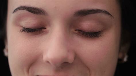 Close Up Of Woman S Eye Opening Blinking Stock Footage Sbv 314103395