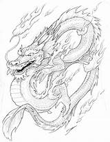 Dragon Chinese Coloring Pages Drawing Printable Kids Drawings Dragons Year Colouring Head Adult Adults Clipart Deviantart Print Cliparts Sketch 2010 sketch template