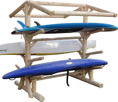 place freestanding kayak rack  roof frame outdoor kayak storage