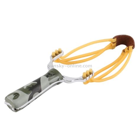 Sunsky Camouflage Stainless Powerful Hunting Slingshot