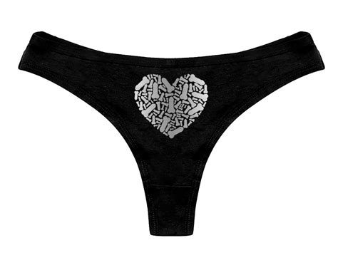 penis heart funny thong panties naughty slutty bachelorette party