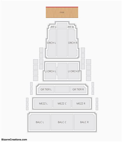 Civic Center Music Hall Seating Charts And Views Games