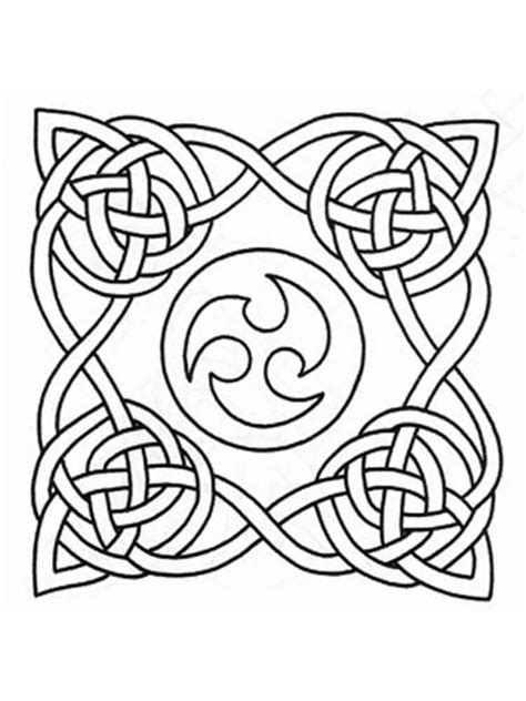 celtic knot coloring pages  adults