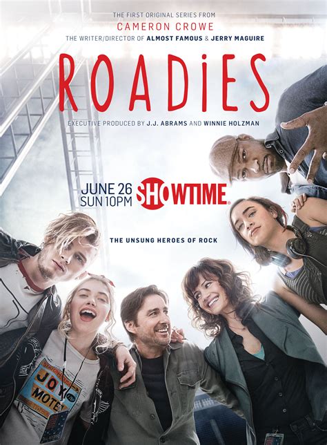 Showtime Reveals Poster For Cameron Crowes Roadies Latf Usa