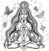 Coloring Chakra Pages Book Spiritual Meditation Meditative Read Mandala Colouring Adult Healing sketch template