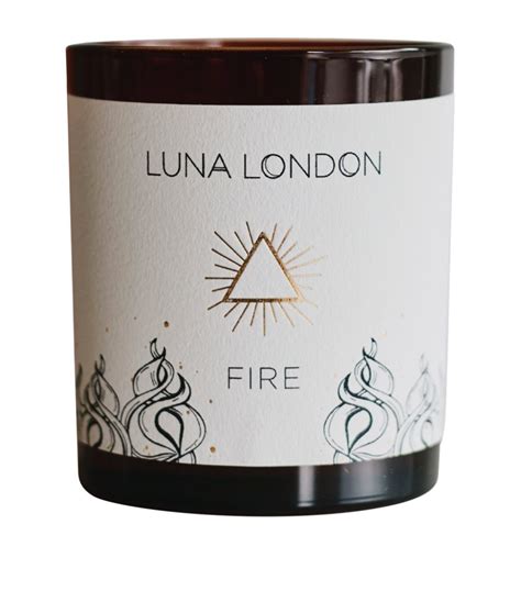 luna london elements fire scented candle 200g harrods uk