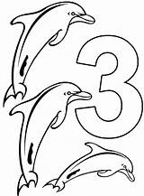 Colorat Cifre Planse Cifra Sfatulmamicilor Ro Numere Delfini Scoala Salvat sketch template
