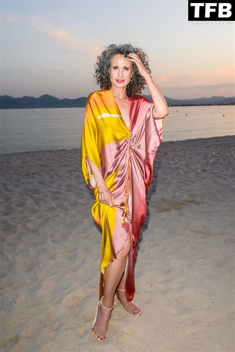 Andie Macdowell Shows Her Pokies At The L’oreal Paris Lights On Women