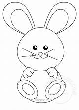 Bunny Easter Drawing Outline Coloring Template Easy Simple Rabbit Pages Cartoon Little Paintingvalley Cute Drawings Getdrawings sketch template