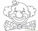 Coloring Circus Clowns Pages Printable Color Online Cartoons Clown sketch template