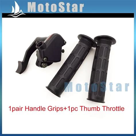 7 8 thumb throttle housing accelerator handle grips assembly for