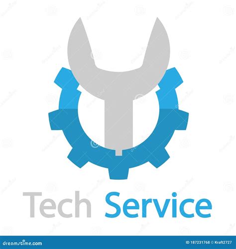 logo   services stock vector illustration  technology