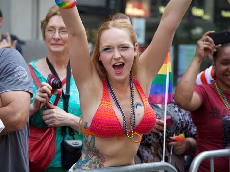 big beautiful pictures of the jubilant gay pride parade in new york city