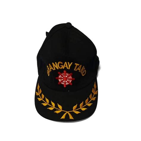 barangay tanod ballcap embroidered logo adjustable size  cap