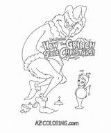 Grinch Coloring Pages Printable Christmas Colouring Sheets Dr Pdf Seuss Cartoon Print Kids Books Choose Board sketch template