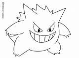 Gengar Coloring Pokemon Pages Color Printable Para Ausmalbilder Dibujos Online Colorir Google Desenhos Genger Hellokids Zeichnen Zum Do Malen Ausmalen sketch template