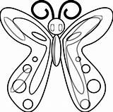 Butterfly Pages Kids Coloring Color Printable sketch template