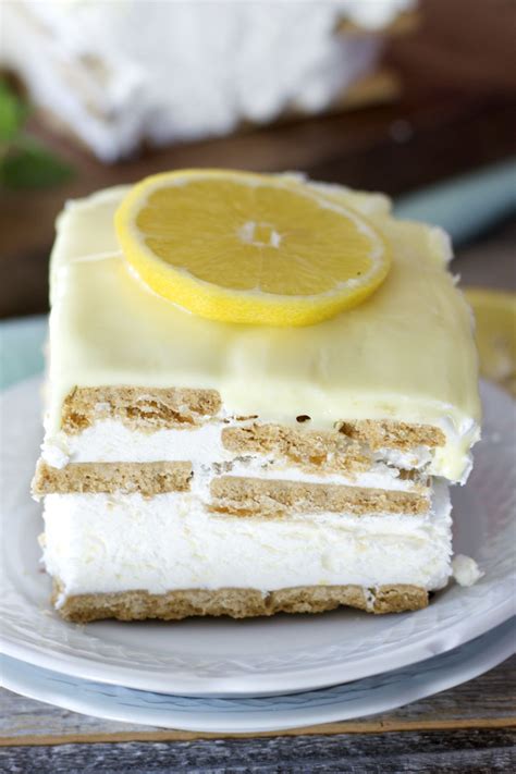 lemon icebox cake maebells lemon icebox cake icebox cake icebox