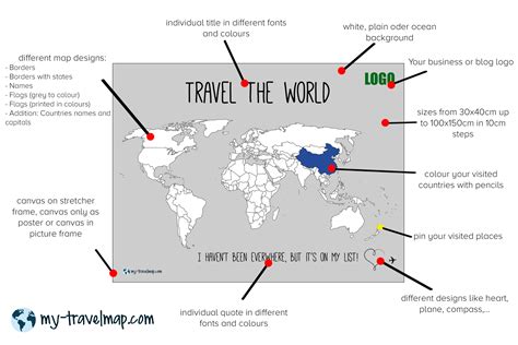 travel map visited countries map travel map highlight  mark