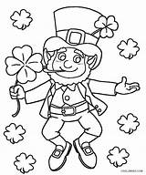 Leprechaun Coloring Pages Printable Kids St Sheets Colouring Patricks Printables Cool2bkids Choose Board sketch template