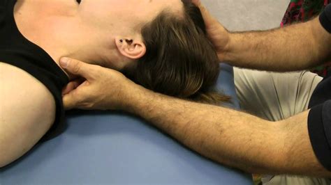 massage techniques neck and shoulder mobilization youtube