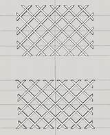 Lattice Lapped Indicate Dotted Sketchup sketch template