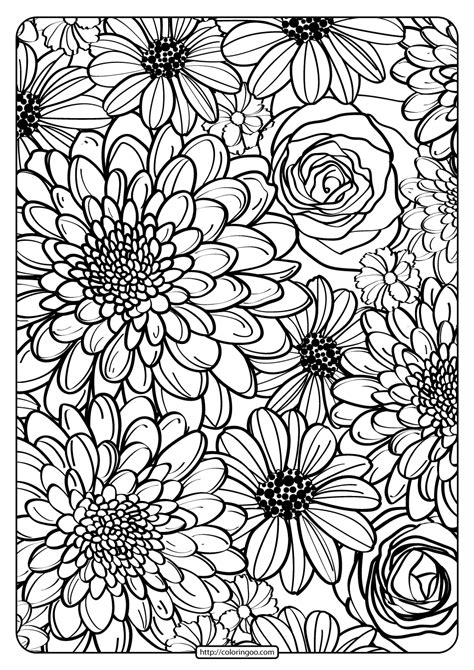 printable coloring page flower printable world holiday