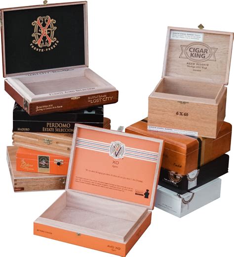 promo classic empty cigar boxes  pack  shipping   entir