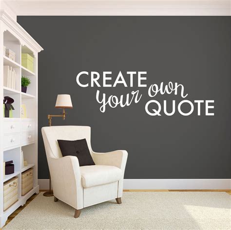 create   quote personalized wall quote sticker wall decal custom