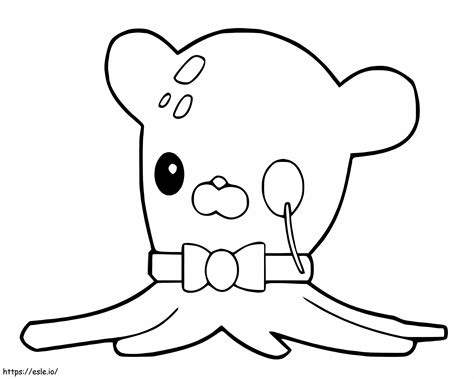 professor inkling octonauts  coloring page