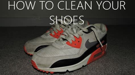 properly clean  shoes youtube
