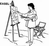 Easel Drawing Psf Collaboration 5d  Getdrawings Index sketch template