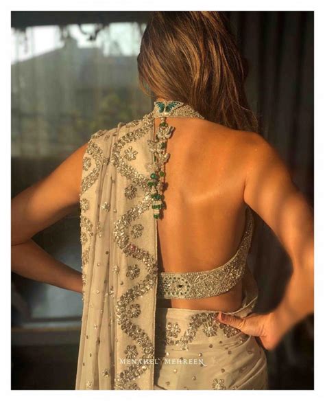55 Super Stylish Backless Blouse Designs To Flaunt That Sexy Back