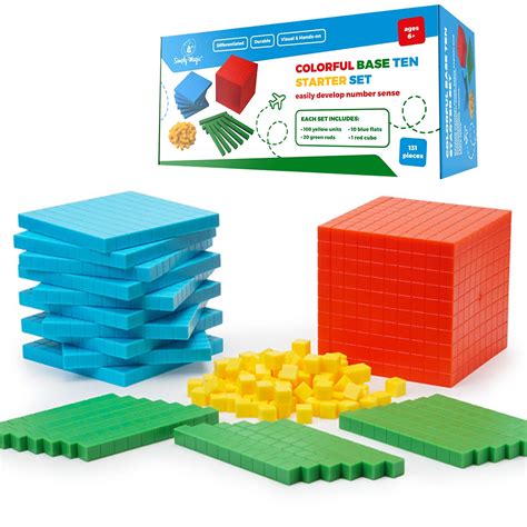 buy  pcs simply magic base ten blocks  math place  blocks