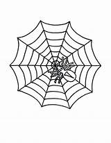 Web Coloring Spider Getcolorings sketch template