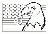 Coloring Pages Flag Printable July American China Fourth Kids Eagle Colouring Wuppsy sketch template