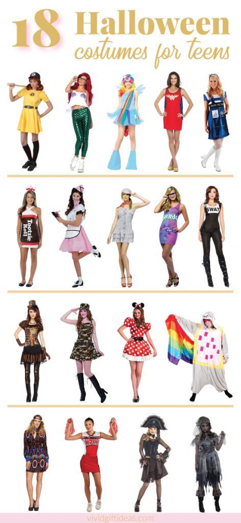 the list 18 cute halloween costumes for teen girls stylish and non