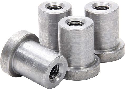 amazoncom weld  nuts   thread long threaded nut steel chassis