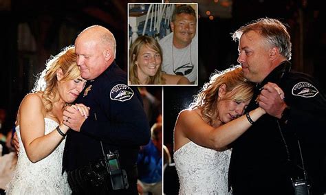 bride whose dad kent mundell was killed shares dance with fellow