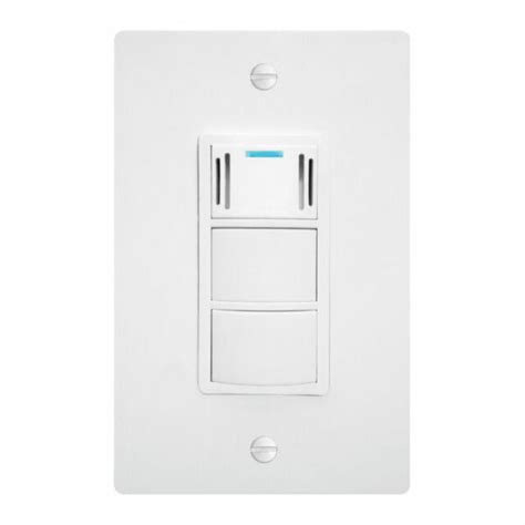 white polypropylene single speed bathroom fan switch  led indicator light  sale  ebay