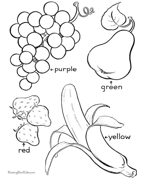 learning colors coloring pages coloring home