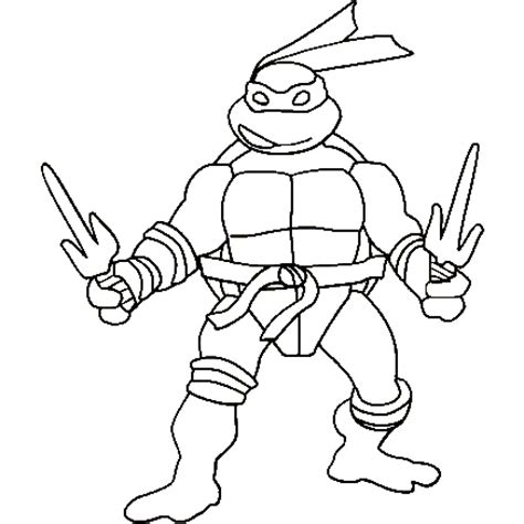 printable ninja turtle coloring page