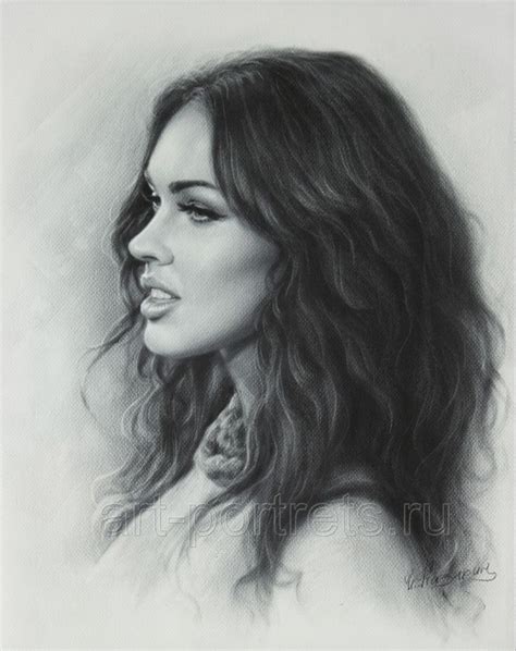 Megan Fox By Igor Kazarin Cool Coloring Pages All Ages