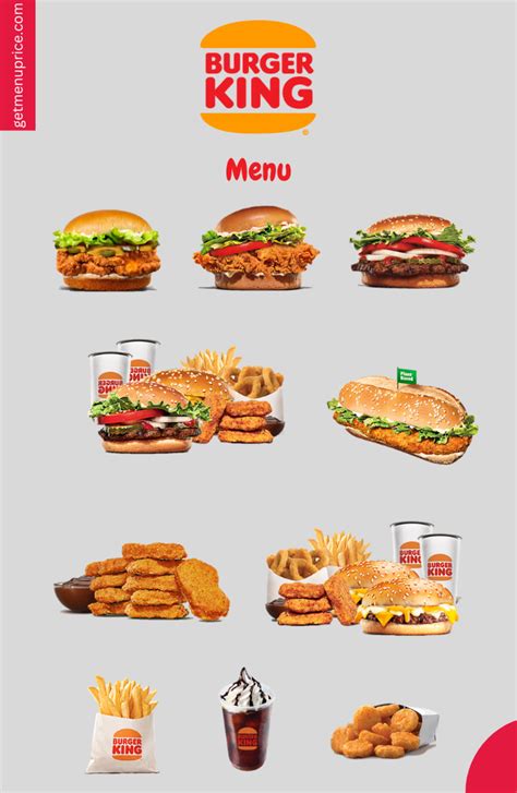 burger king menu price usa updated august